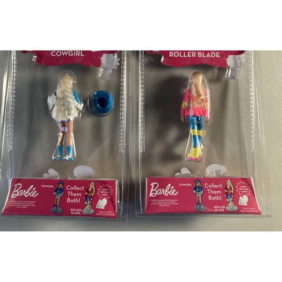 World's Smallest Barbie • NEW Set of 2 • Roller Blade & Cowgirl, Mattel - Picture 2 of 6